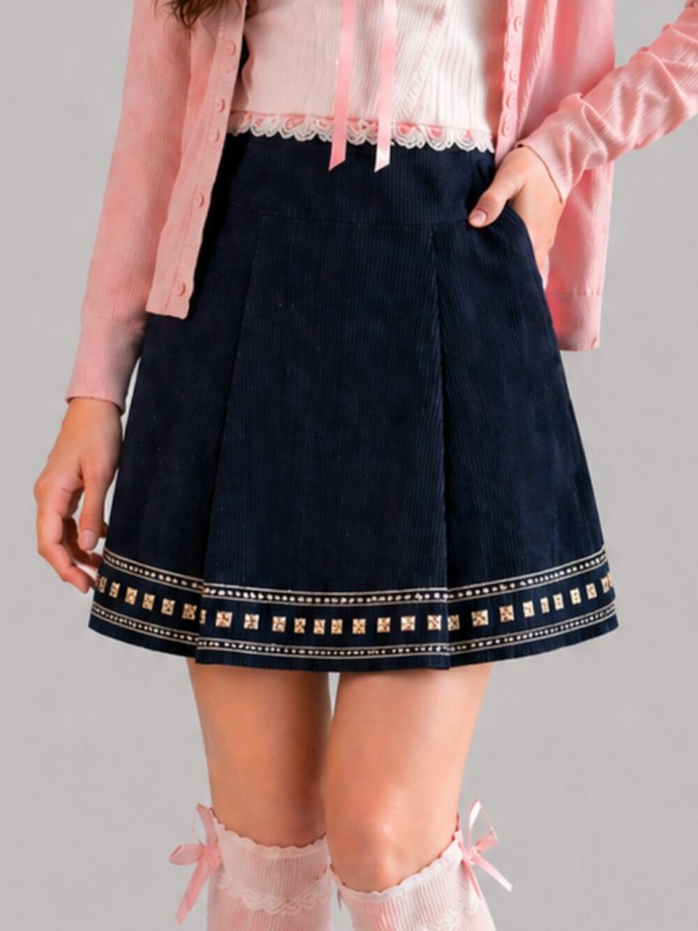 American Eagle Corduroy Mini Skirt